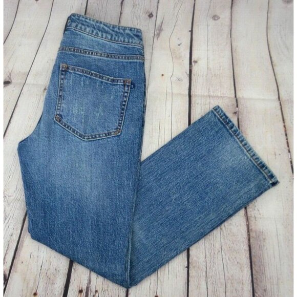 PILCRO and the LETTERPRESS‎ Anthropologie Women's Baggy Crop Jeans SIZE 27 - Picture 1 of 9